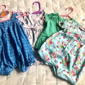 Baby Girl Rompers Sz. 3M
